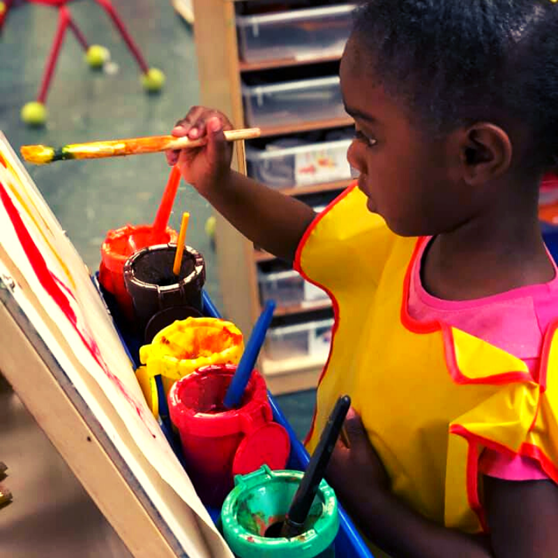 Painting Preschooler